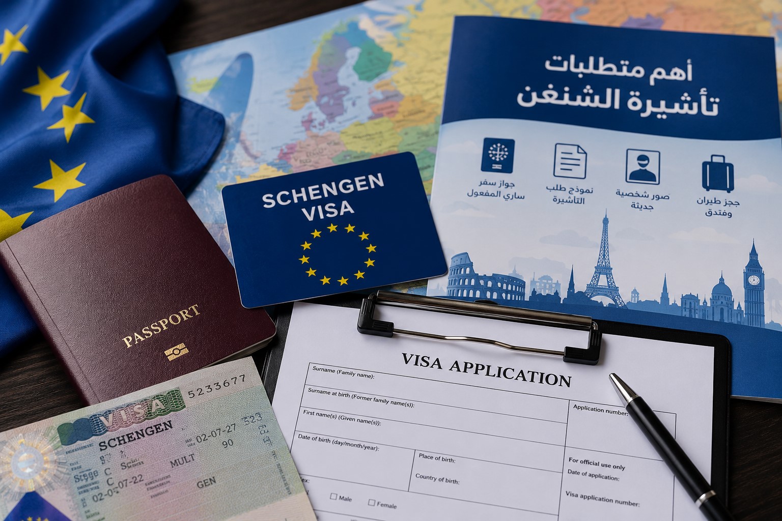 متطلبات تأشيرة الشنغن